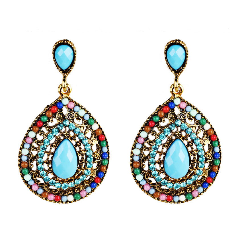 Wholesale Bohemia Drops Alloy Earrings